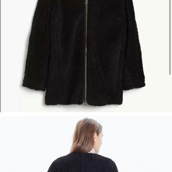 Madewell Cafe Sherpa Coat* - Picture 4 of 5